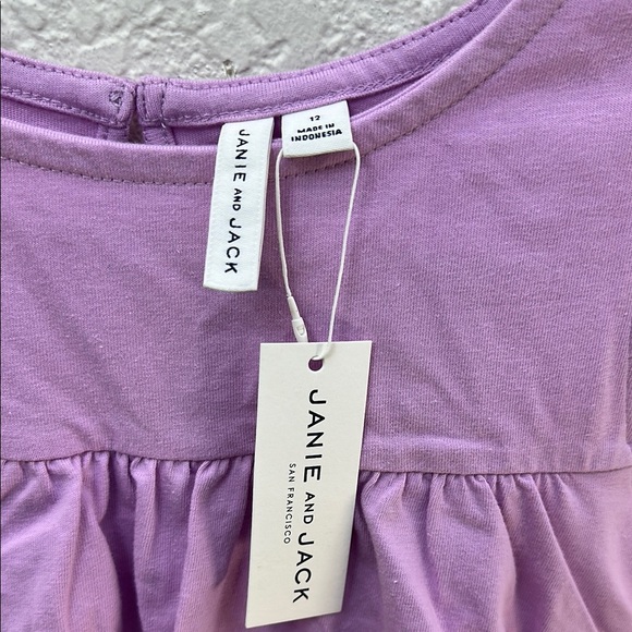 JANIE&JANE BN Lovely Lavender color Sleeveless Top Great Quality!! Size girl 12 - Picture 5 of 8